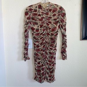 NWOT Venus High Neck Mesh Dress